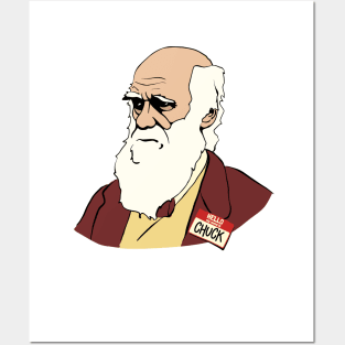 Funny Charles Darwin Evolutionary Scientist Graphic Posters and Art